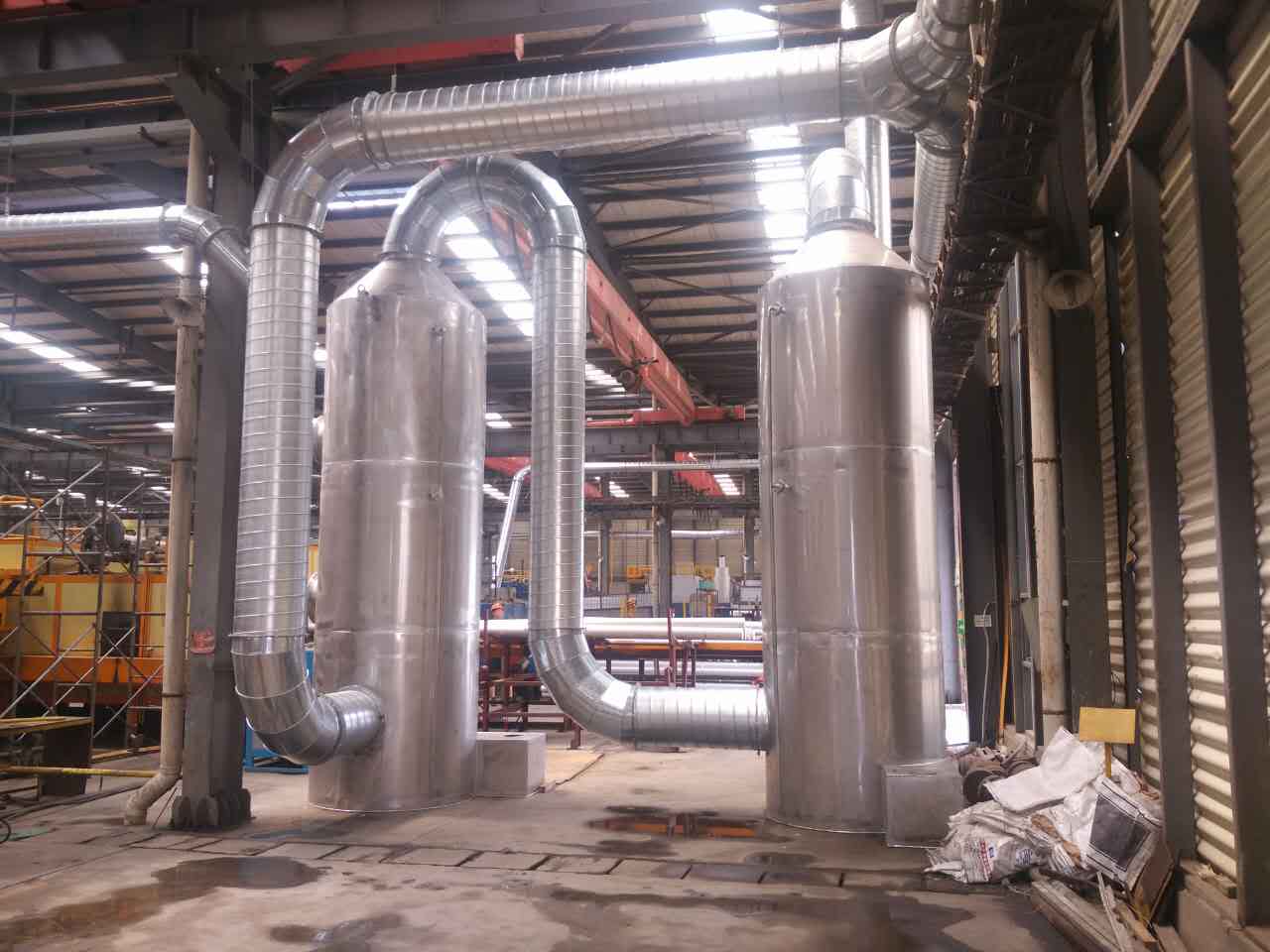 豪門鋁業擠壓車間脫硝廢氣處理工程