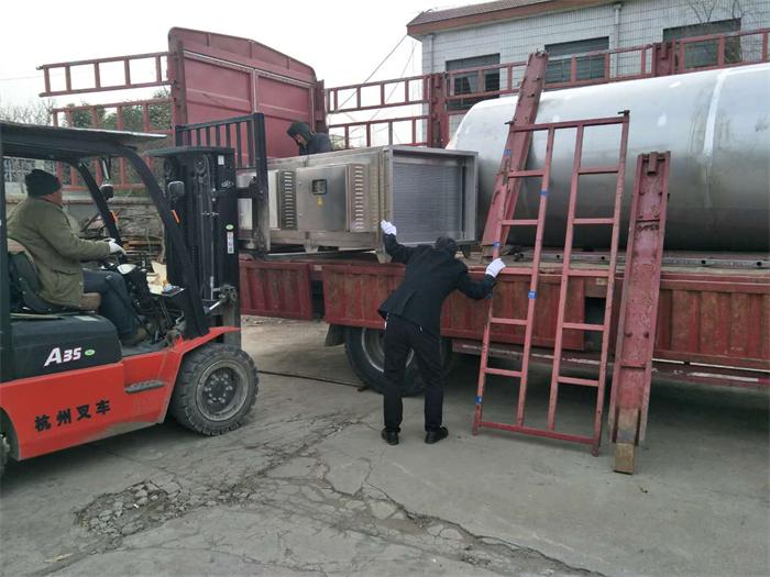 山東天衢鋁業噴涂VOC有機廢氣處理工程 